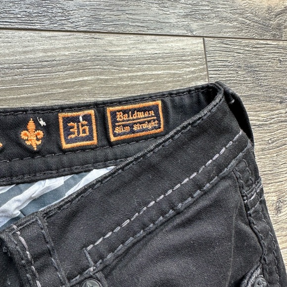 ROCK REVIVAL "Baldmen" Black
Slim Straight Jeans Mens 36 - Picture 5 of 6